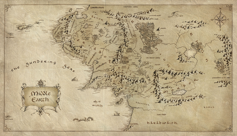 Illustration for article titled The Beautiful Hand-Writing And Maps Of The Lord Of The Rings Movies